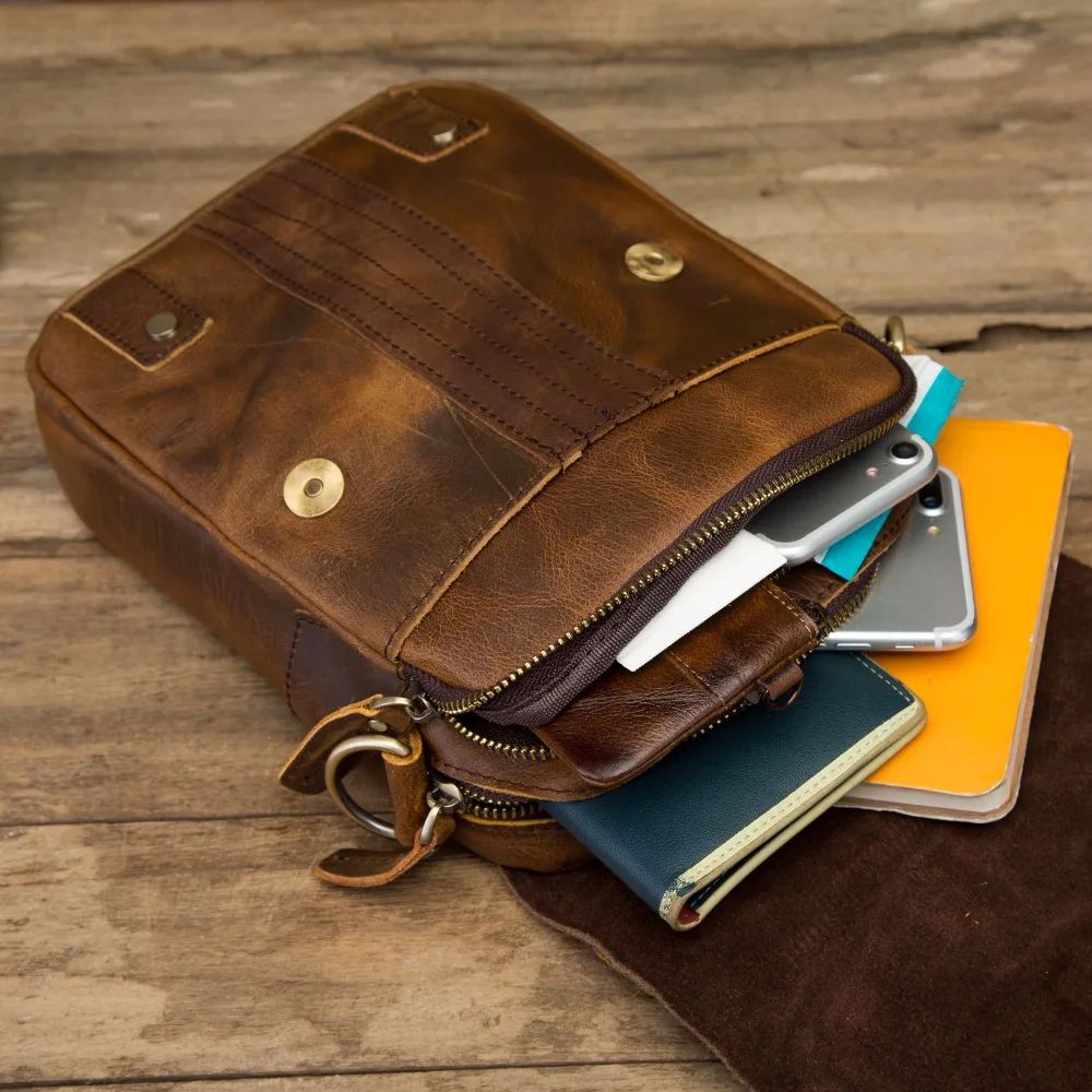 accessoire de voyage en cuir véritable