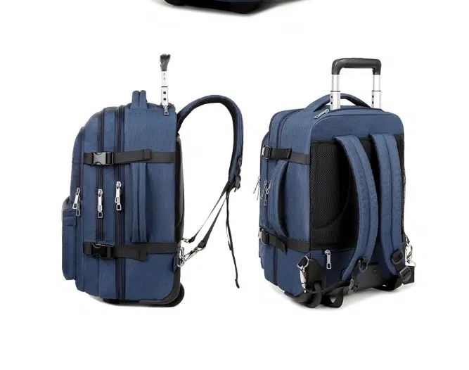 accessoire de voyage homme sac à dos et roulettes