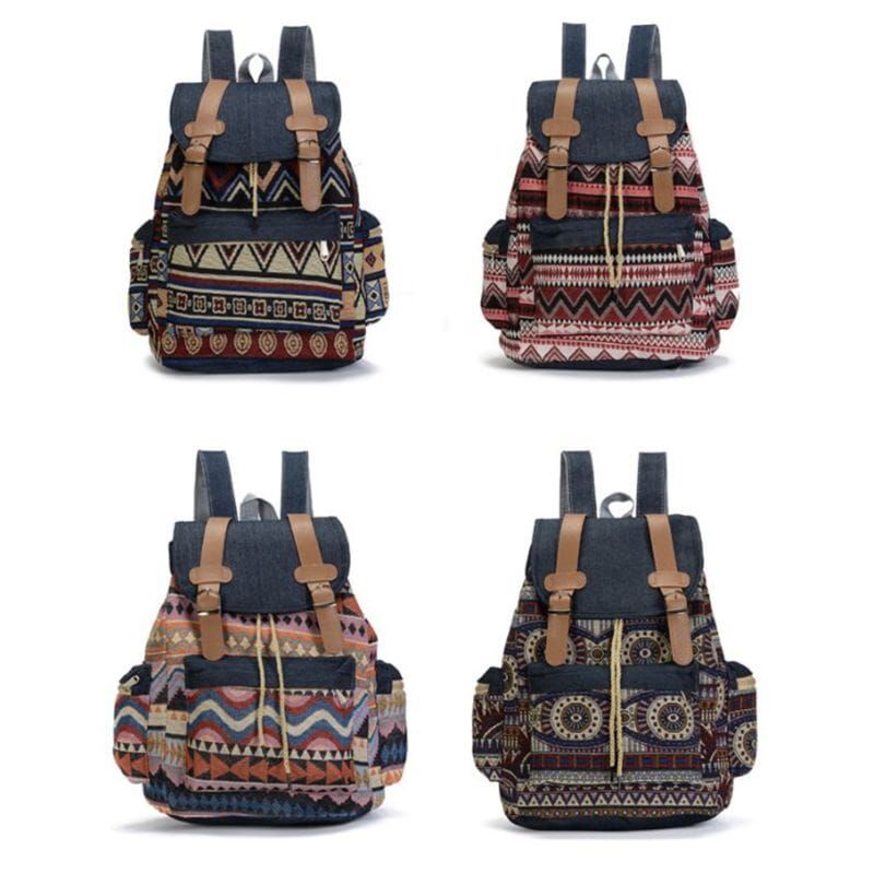 accessoire de voyage sac à dos motif aztèque