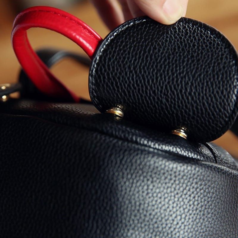 accessoire de voyage sac à dos noir et blanc