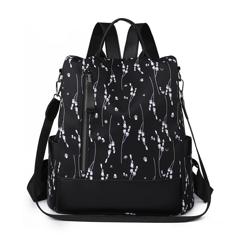 accessoire mode sac à dos fleuri femme