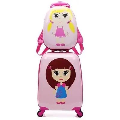 bagage enfant coloré avec valise et sac