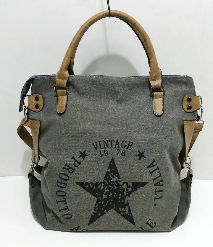 bagage pour femme motif étoile en toile