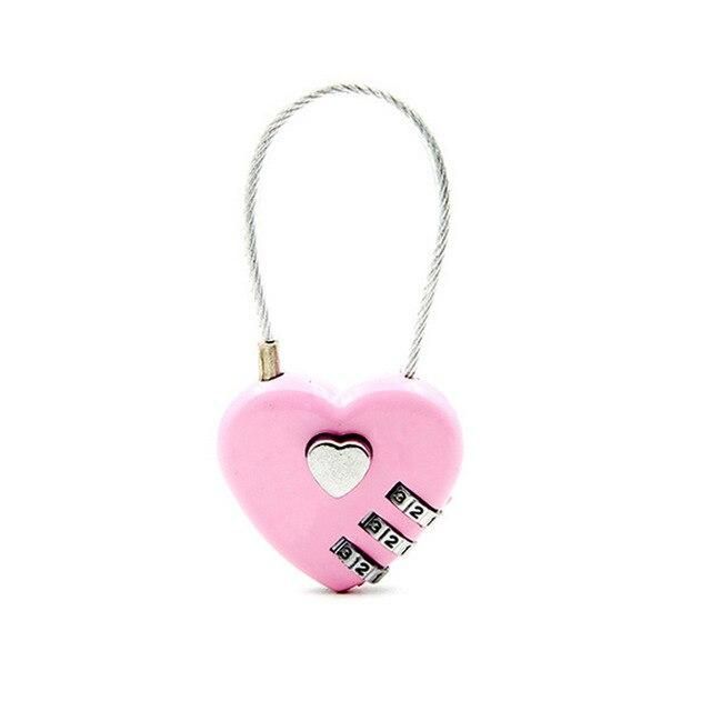 cadenas heart lock pour valise
