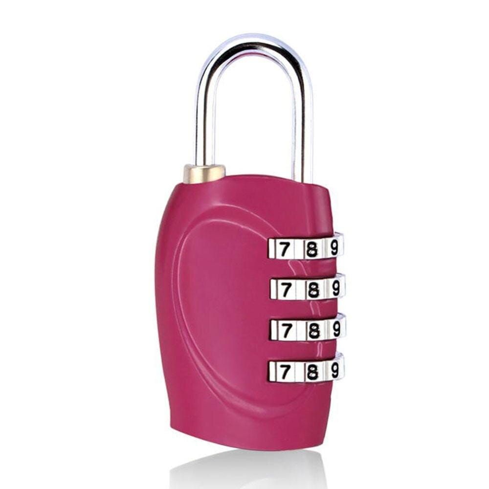 cadenas valise à code 4 chiffres rose