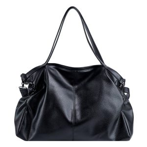 grand sac à bandoulière en similicuir