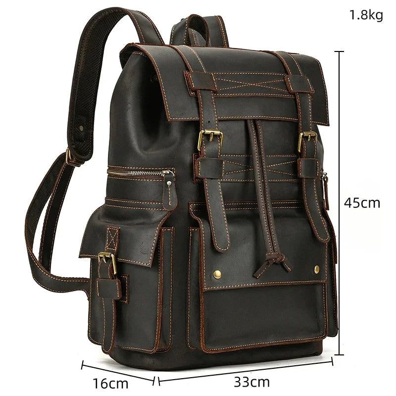 Grand Sac à Dos Cuir Homme – Image 33