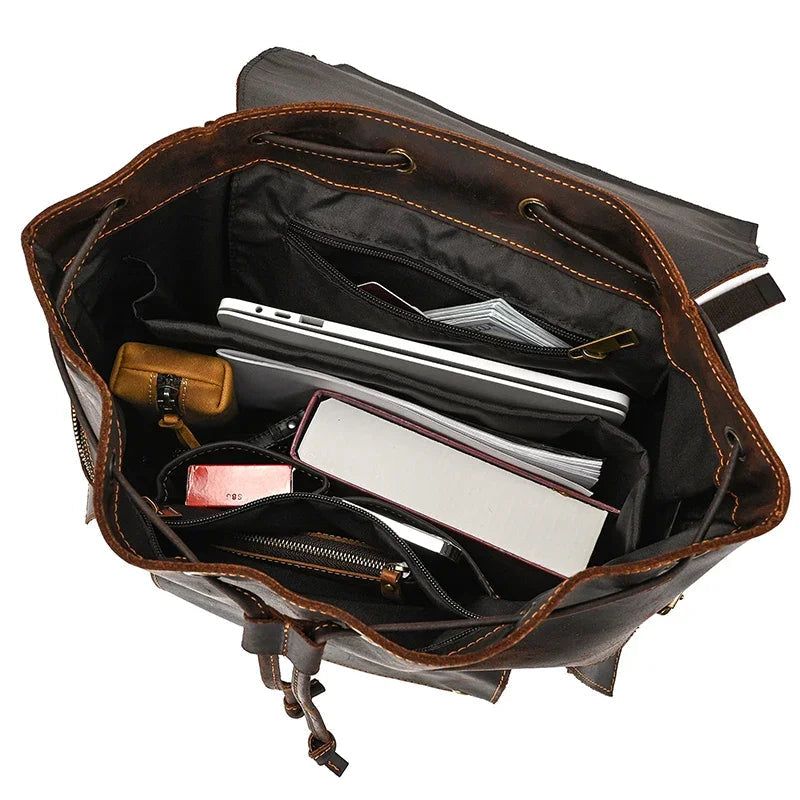 Grand Sac à Dos Cuir Homme – Image 22