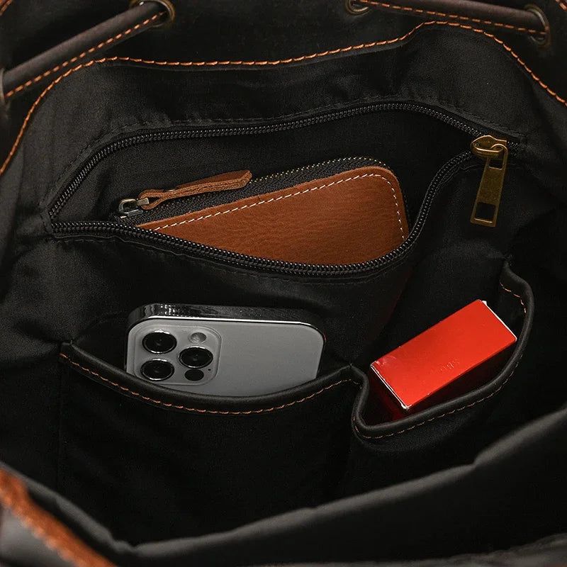 Grand Sac à Dos Cuir Homme – Image 25