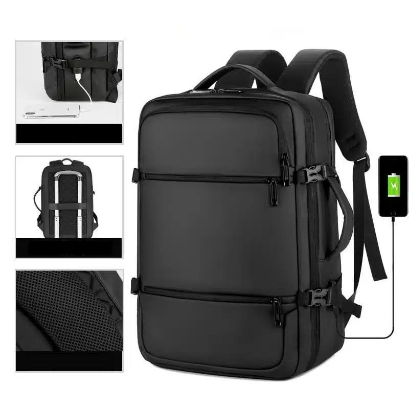 grand sac à dos et à main de voyage étanche pour ordinateur 15,6 pouces