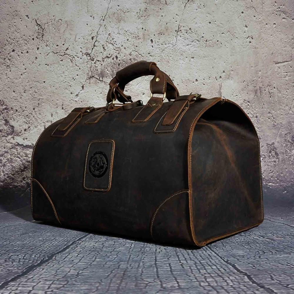 mallette en cuir vintage médecin