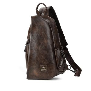 petit sac à dos en bandoulière pour homme vintage