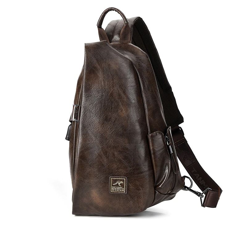petit sac à dos en bandoulière pour homme vintage