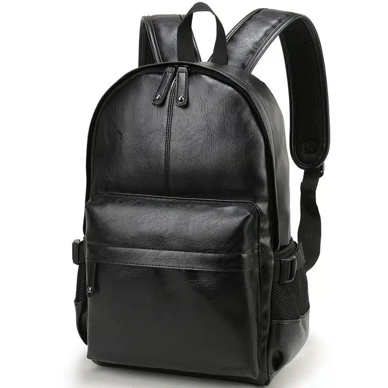 petit sac à dos imperméable en simili cuir