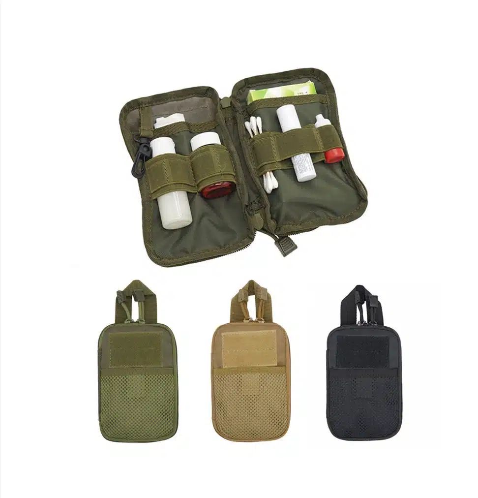 pochette de voyage pour ceinture style militaire