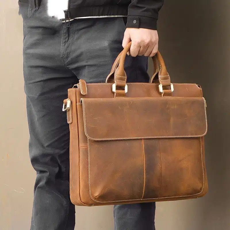 porte document moderne en cuir