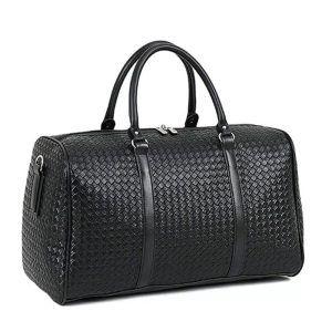 sac à bandoulière en simili cuir noir
