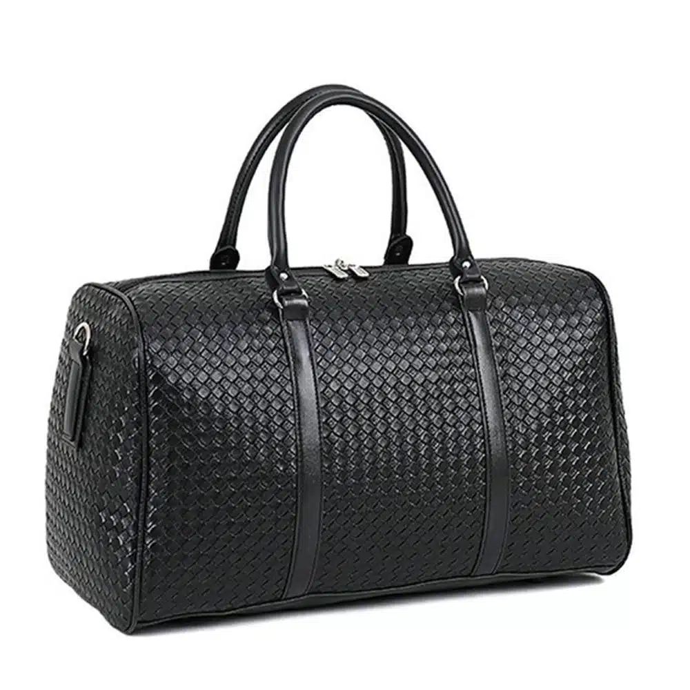 sac à bandoulière en simili cuir noir