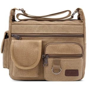 sac à bandoulière en toile classique
