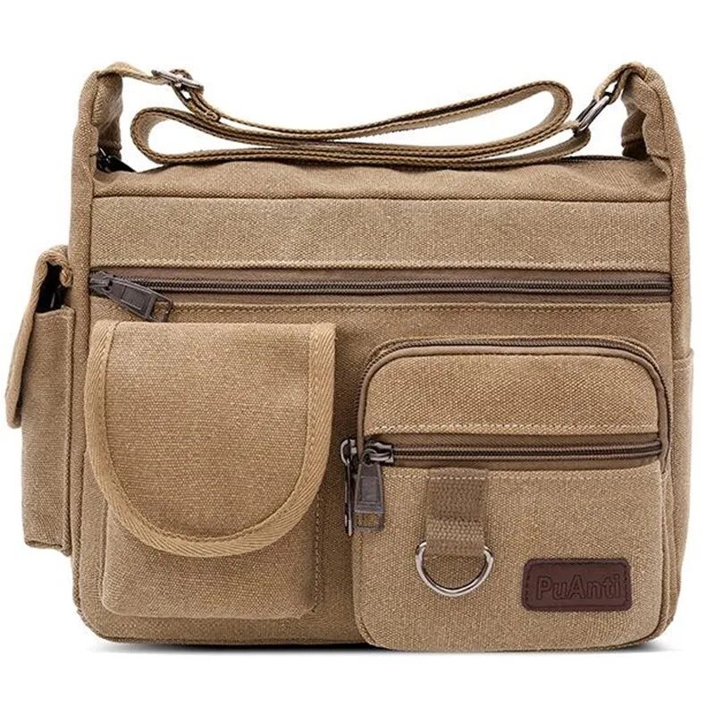 sac à bandoulière en toile classique
