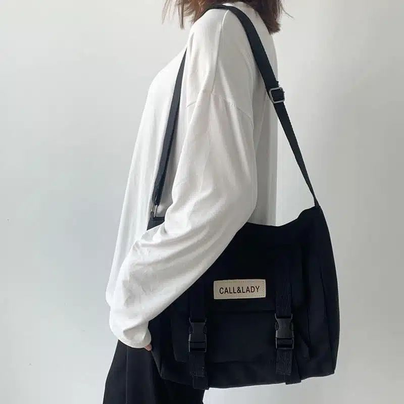 sac à bandoulière en toile résistante