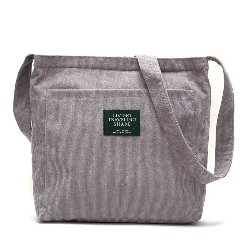 sac à bandoulière en velours