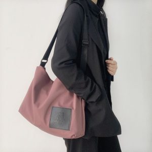 sac à bandoulière imperméable en nylon pour femmes