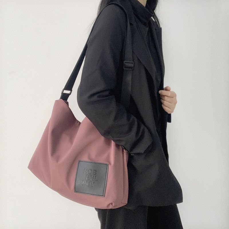 sac à bandoulière imperméable en nylon pour femmes