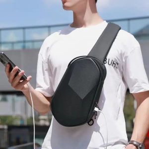 sac à bandoulière noir imperméable