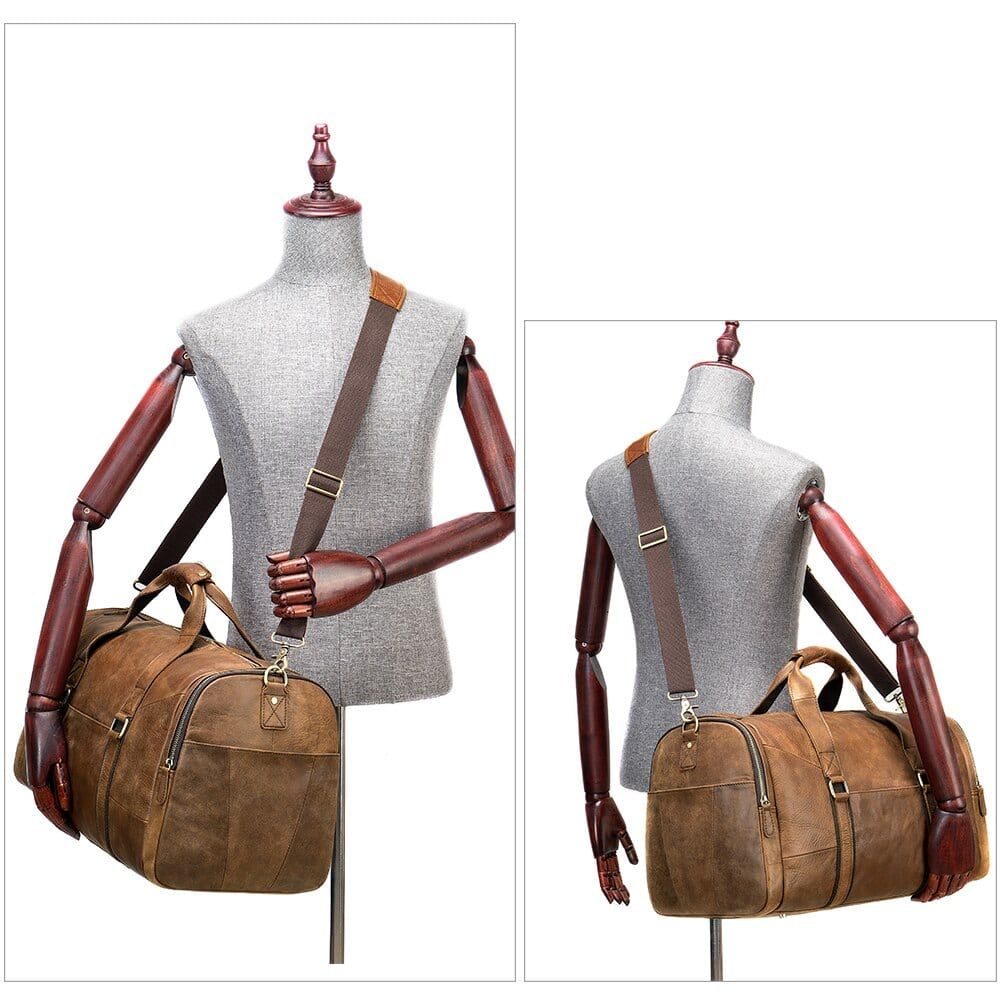 sac à bandoulière rétro en toile
