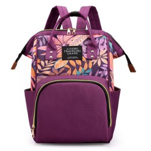 sac à dos à langer moderne et coloré