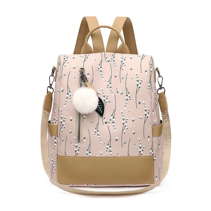 sac à dos à motif floral pour femme