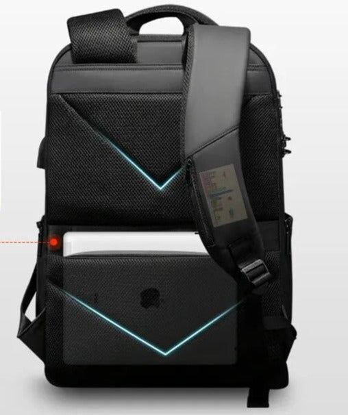 sac à dos antifraude à coque rigide
