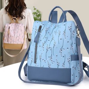 sac à dos antivol femme fleuri
