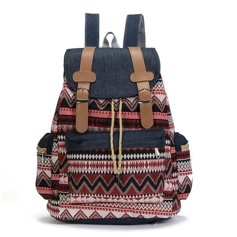 sac à dos avec motif aztèque
