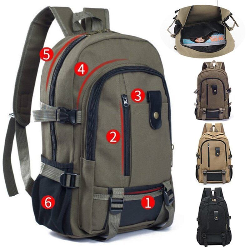 sac à dos canvas écologique