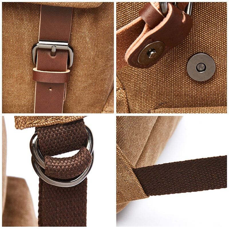 sac à dos canvas vintage pour homme