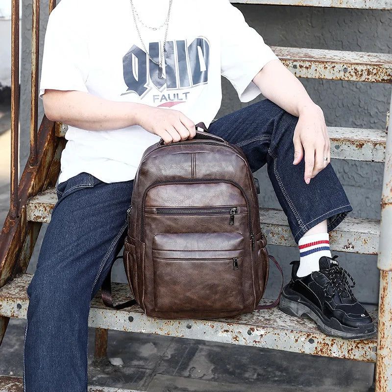 sac à dos chic avec connexion USB