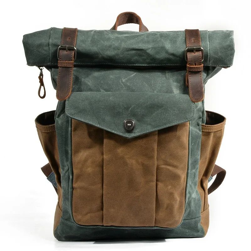 sac à dos ciré rétro