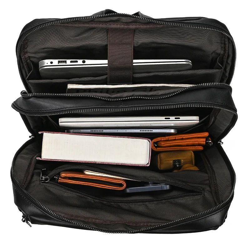 Sac à Dos Cuir Homme Travail – Image 28