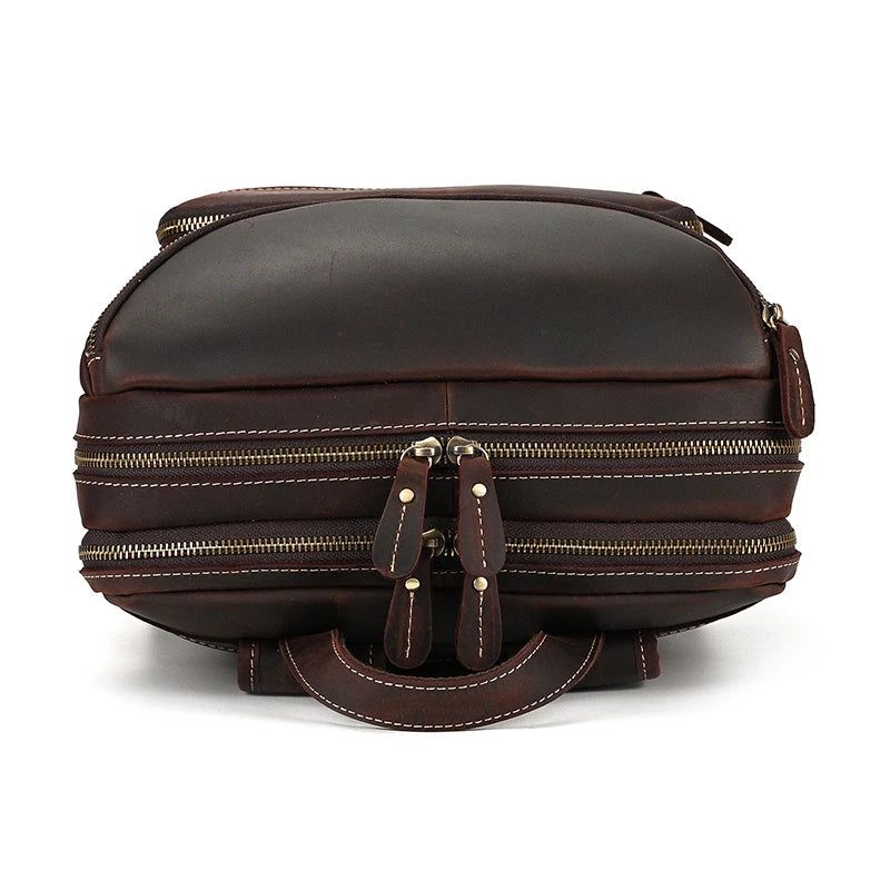 Sac à Dos Cuir Homme Travail – Image 22