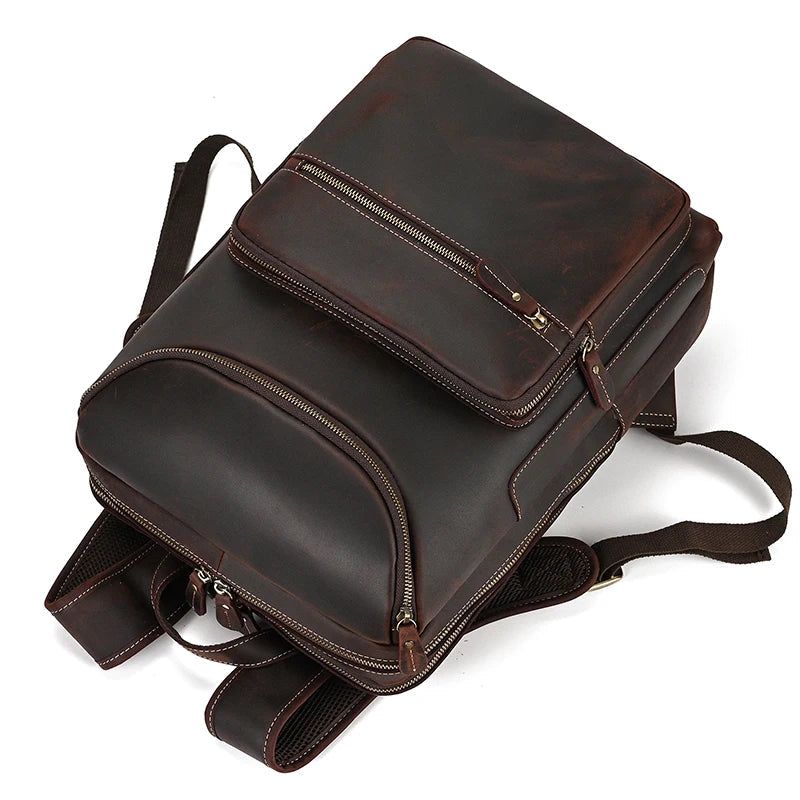 Sac à Dos Cuir Homme Travail – Image 19
