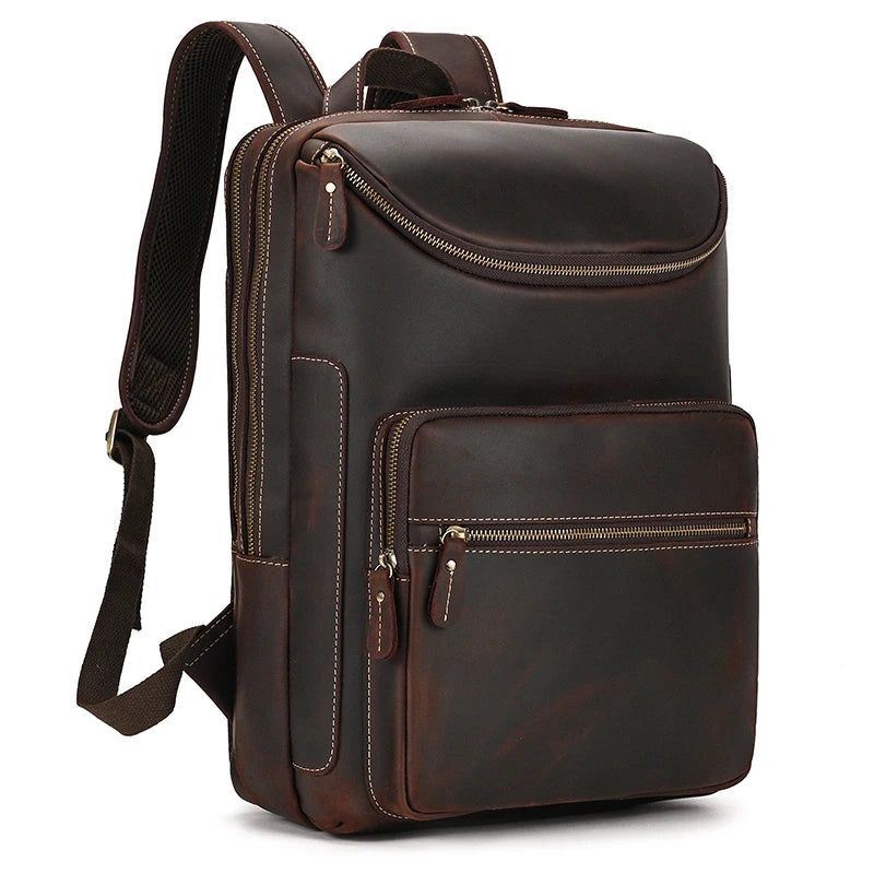 Sac à Dos Cuir Homme Travail – Image 16