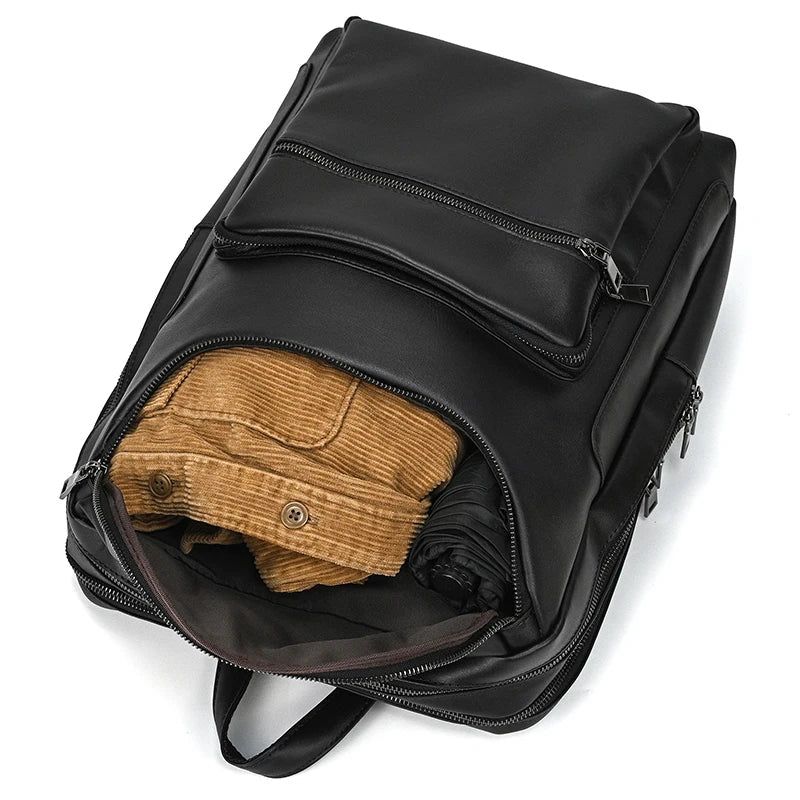 Sac à Dos Cuir Homme Travail – Image 33