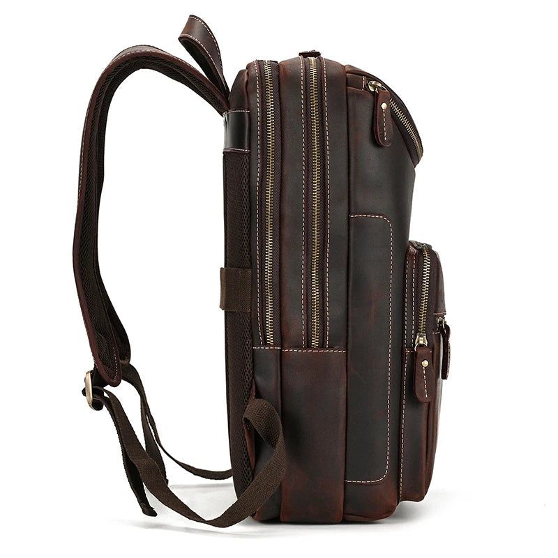 Sac à Dos Cuir Homme Travail – Image 17