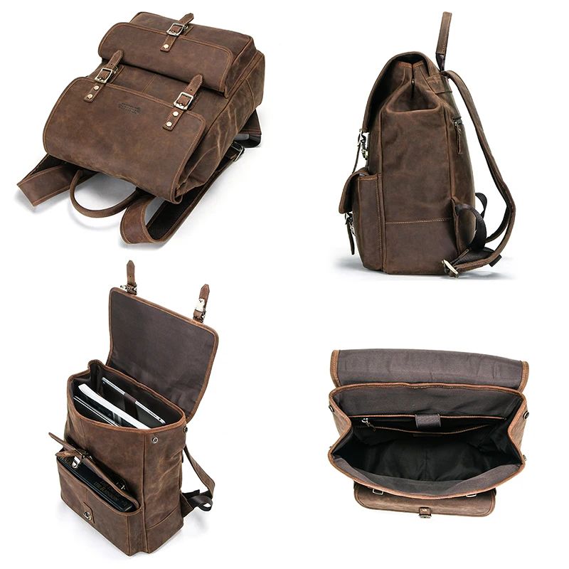 sac à dos d'affaires en cuir
