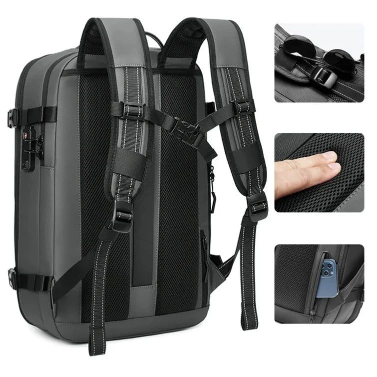 sac à dos de compression antivol pour voyage
