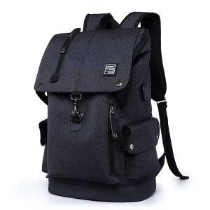 sac à dos de voyage en nylon avec port USB