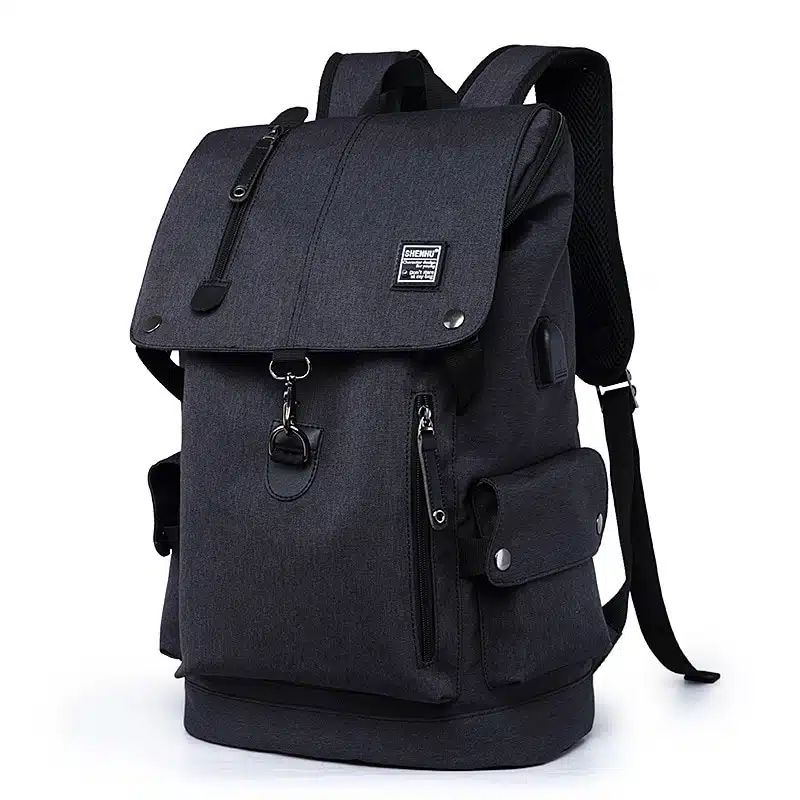 sac à dos de voyage en nylon avec port USB