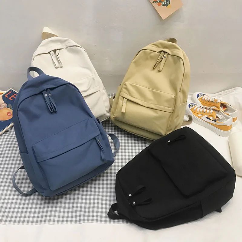 sac à dos de voyage en tissu simple mixte